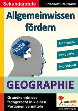 portada Allgemeinwissen fördern GEOGRAPHIE: Grundwissen fachgerecht in kleinen Portionen vermitteln (en Alemán)