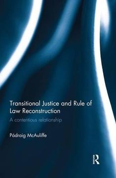 portada Transitional Justice And Rule Of Law Reconstruction: A Contentious Relationship (en Inglés)
