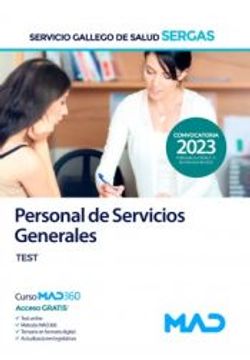 portada Personal Servicio General Gallego Salud Test (in Spanish)