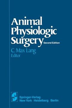 portada animal physiologic surgery (in English)