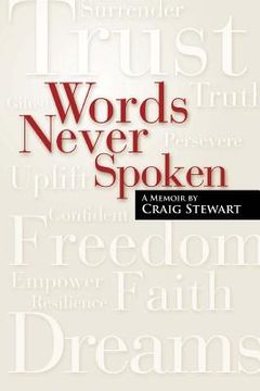 portada Words Never Spoken: A Memoir By Craig Stewart