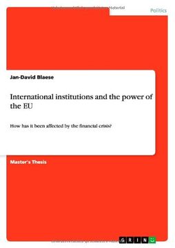 portada International institutions and the power of the EU