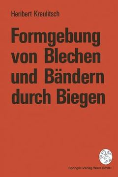 portada Formgebung Von Blechen Und Bändern Durch Biegen (en Alemán)