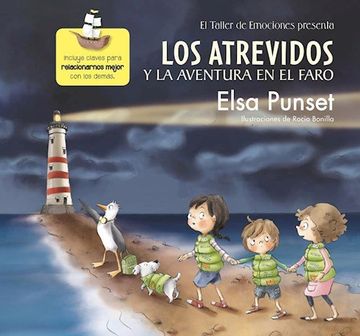 portada Los Atrevidos y la aventura en el faro (El taller de emociones 3) (in Spanish)