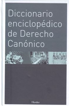 portada Diccionario Enciclopédico de Derecho Canónico (in Spanish)