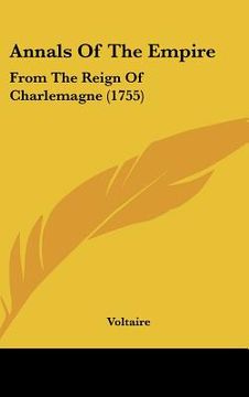 portada annals of the empire: from the reign of charlemagne (1755) (en Inglés)