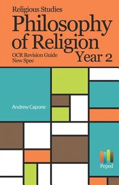 portada Religious Studies Philosophy of Religion OCR Revision Guide New Spec Year 2 (en Inglés)