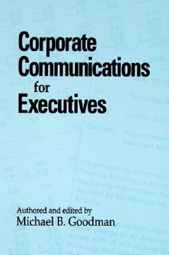 portada corporate communications for executives (en Inglés)