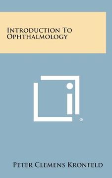 portada Introduction To Ophthalmology (en Inglés)