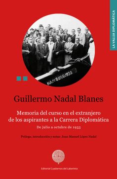 portada Memoria del Curso en el Extranjero de los Aspirantes a la Carrera Diplomatica. De Julio a Octubre de 1933 (in Spanish)