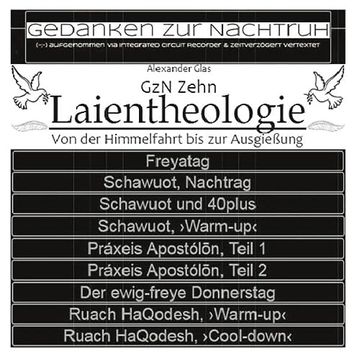 portada Gzn Zehn Laientheologie - von der Himmelfahrt bis zur Ausgießung (en Alemán)