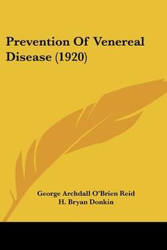 portada prevention of venereal disease (1920) (in English)