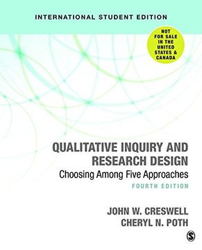 portada Qualitative Inquiry And Research Design (international Student Edition): Choosing Among Five Approaches
