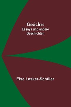 portada Gesichte: Essays und andere Geschichten (en Alemán)