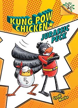 portada Jurassic Peck: A Branches Book (Kung POW Chicken #5): Volume 5 (in English)