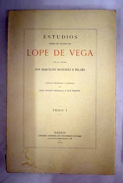 portada Estudios sobre el teatro de Lope de Vega, tomo I
