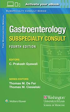 portada The Washington Manual Gastroenterology Subspecialty Consult (en Inglés)