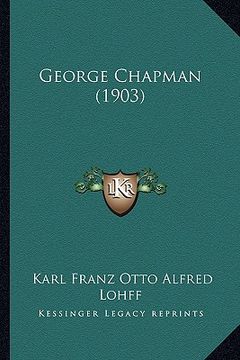 portada george chapman (1903)