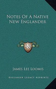 portada notes of a native new englander (in English)
