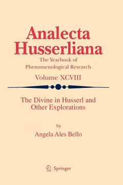 portada the divine in husserl and other explorations (en Inglés)