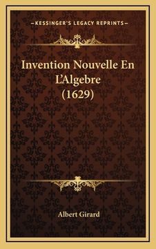 portada Invention Nouvelle En L'Algebre (1629) (en Francés)