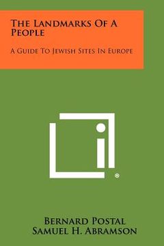 portada the landmarks of a people: a guide to jewish sites in europe (in English)