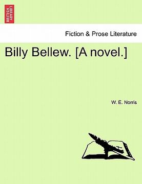 portada billy bellew. [a novel.] (en Inglés)
