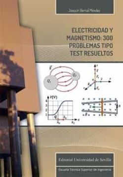 portada Electricidad y Magnetismo: 300 Problemas Tipo Test Resueltos (in Spanish)
