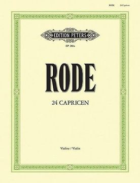 portada 24 Caprices (in the Form of Etudes) for Violin (en Inglés)