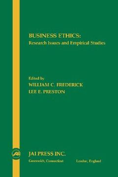 portada business ethics pbk (en Inglés)