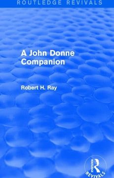 portada A John Donne Companion (Routledge Revivals) (in English)