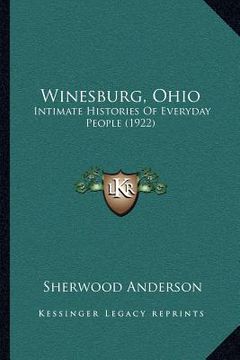 portada winesburg, ohio: intimate histories of everyday people (1922)