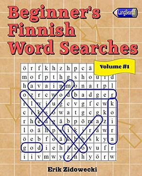 portada Beginner's Finnish Word Searches - Volume 1 (en Finlandés)