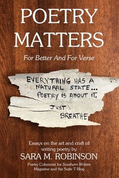 portada Poetry Matters: For Better And For Verse 
