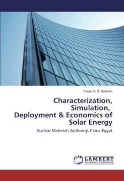 portada Characterization, Simulation, Deployment & Economics of Solar Energy: Nuclear Materials Authority, Cairo, Egypt