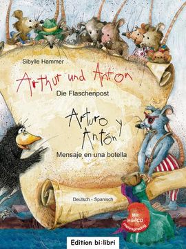portada Arthur und Anton: Die Flaschenpost. Deutsch-Spanisch