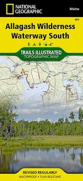 portada Allagash Wilderness Waterway South Map (in English)
