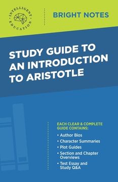 portada Study Guide to an Introduction to Aristotle (en Inglés)