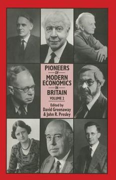 portada Pioneers of Modern Economics in Britain: Volume 2 (en Inglés)