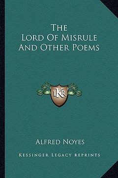 portada the lord of misrule and other poems