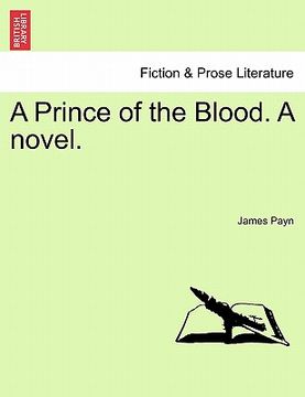 portada a prince of the blood. a novel. (en Inglés)