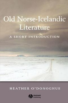 portada old norse-icelandic literature: a short introduction (in English)