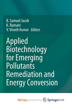 portada Applied Biotechnology for Emerging Pollutants Remediation and Energy Conversion (en Inglés)