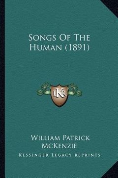 portada songs of the human (1891) (en Inglés)