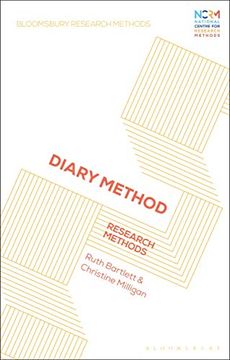 portada Diary Method: Research Methods (Bloomsbury Research Methods) (en Inglés)
