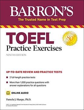 portada Toefl Practice Exercises (Barron'S Test Prep) (en Inglés)