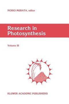 portada Research in Photosynthesis: Volume III Proceedings of the Ixth International Congress on Photosynthesis, Nagoya, Japan, August 30-September 4, 199 (en Inglés)