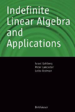 portada indefinite linear algebra and applications (en Inglés)