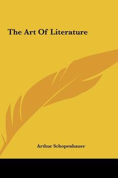 portada the art of literature (in English)