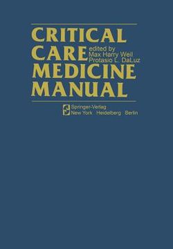 portada Critical Care Medicine Manual (en Inglés)